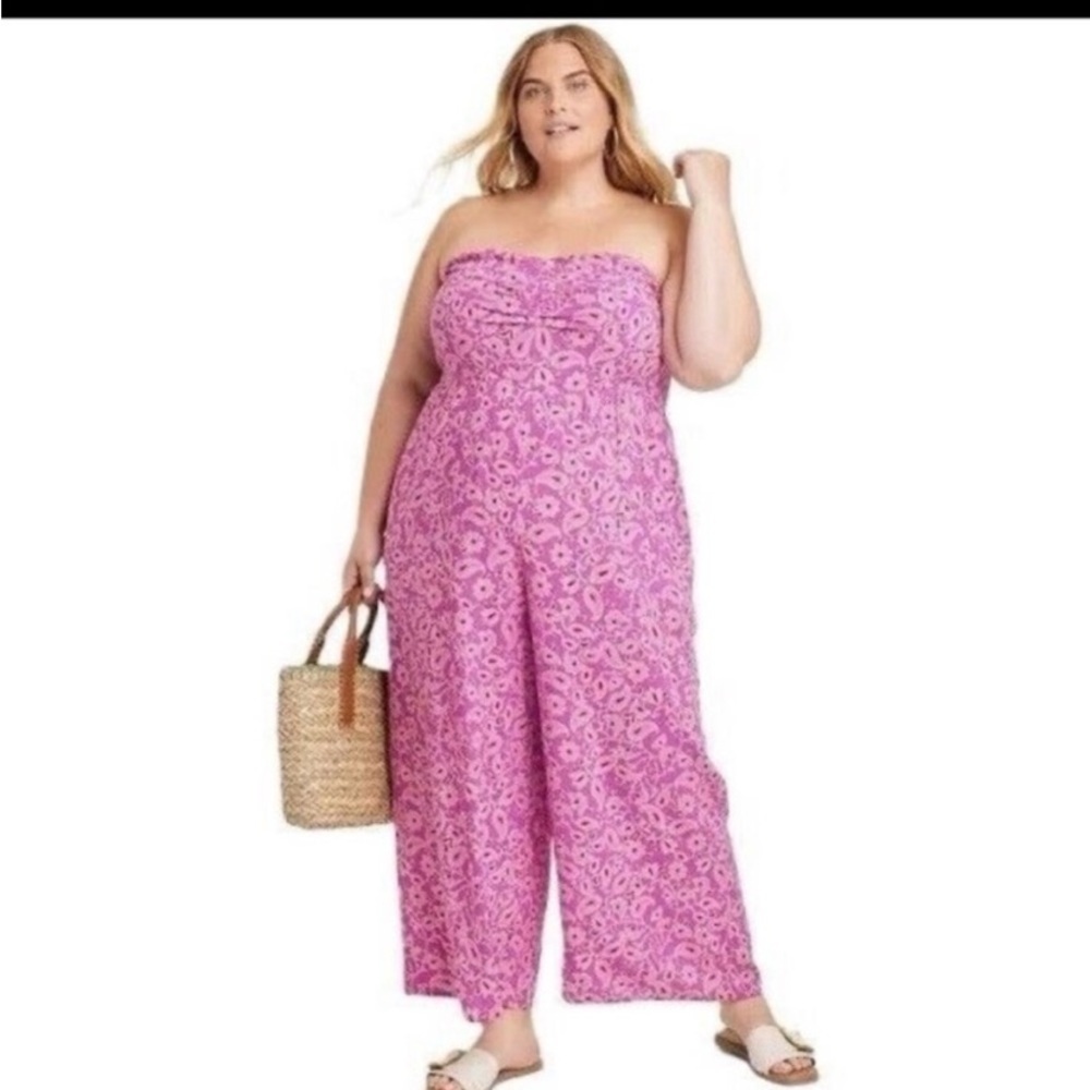 Women's Sleeveless Jumpsuit - Knox
Rose Magenta Floral new